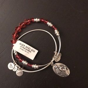 Alex and Ani pink unicorn bracelet